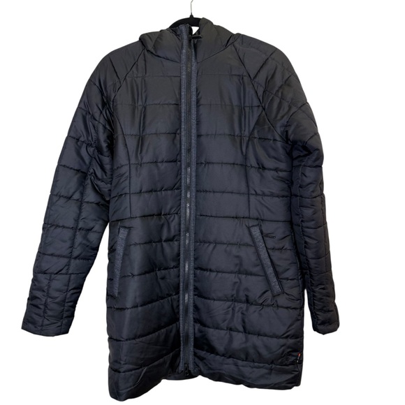 Smartwool Jackets & Blazers - Women’s Smartwool Black/Gray Smartloft 180 3/4 Length Puffy Winter Jacket sz M